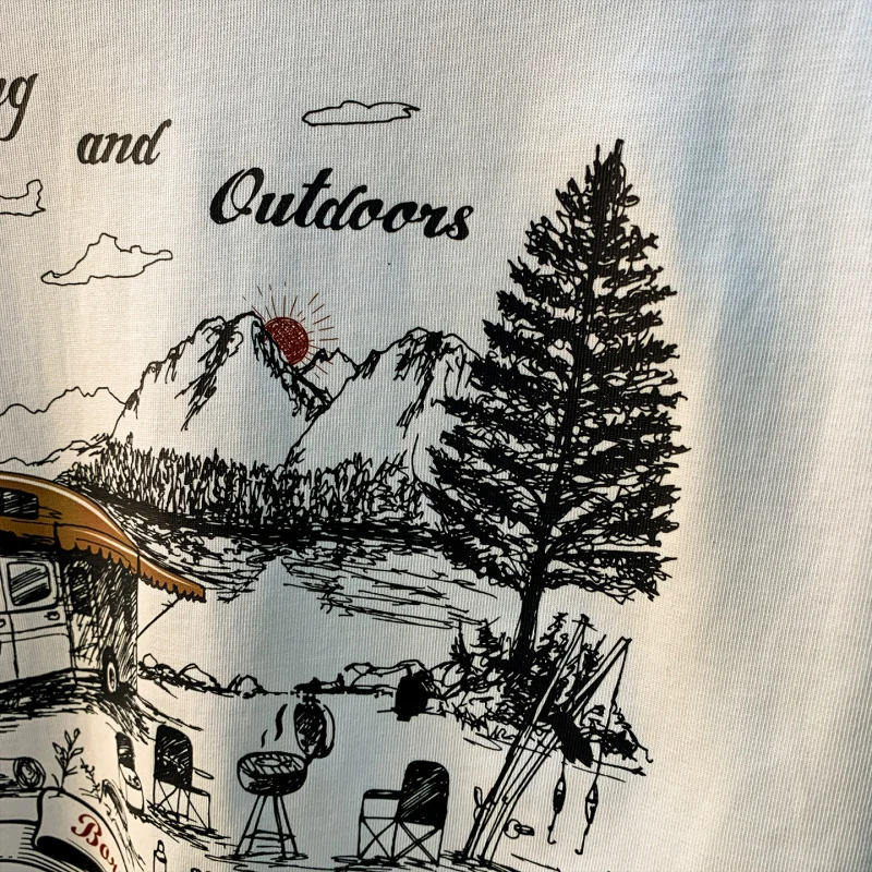 2025 Spring and Autumn New Long Sleeve-shirt Men's Large Loose Round Neck High end Casual Hoodie - Image 3