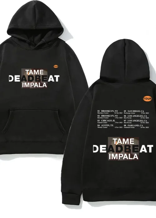 Tame Impala Dedbeat Tour 2025 Autumn/Winter New Hot-seling Men's Women's Hip Hop Cotton Sportswear Singer Same Clothes Hoodie