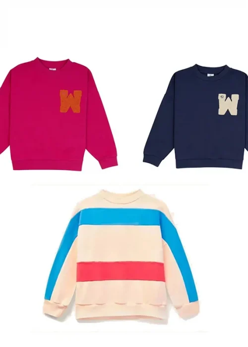 2025 SS New kids Sweatshirts For Boys Girls Cute Print Sweaters Child Cotton Outwear tops clothing