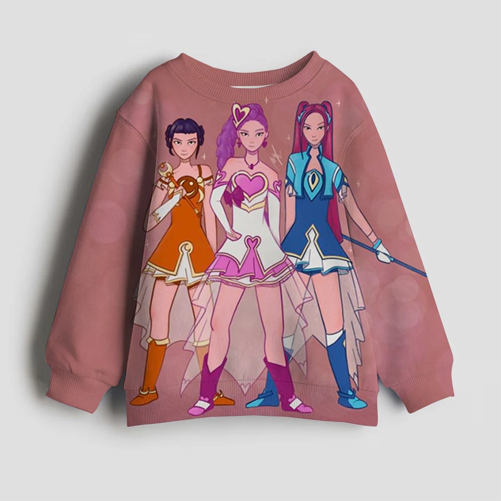 90s Y2k Huntrix Hoodie Manga Kids Kpop Demon Hunters Movie Fans Gift Children's Sweatshirt Cute Tiger Hoody for Boys Girls - Image 4