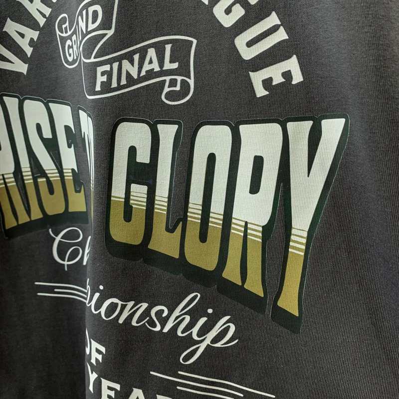 Loose long sleeved-shirt men's autumn new trend printed round neck casual sweatshirt - Image 2