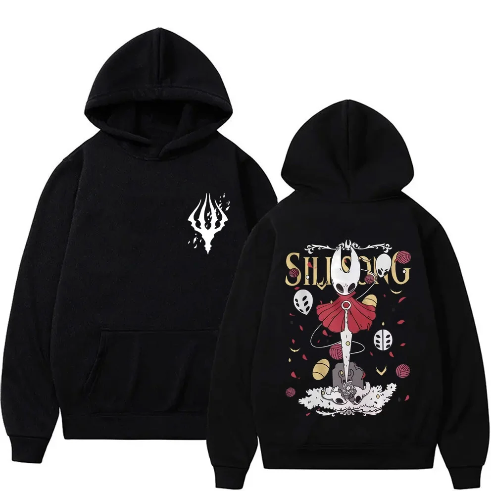 Game Hollow Knight Pattern Printed Hoodie 2025 Autumn/Winter Men's Women's Casual Oversized Cotton Sportswear Fashion Hoodie