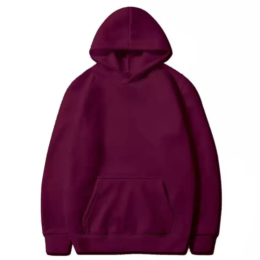 Solid color Hoodies Men Sweatshirts Women Fashion Long Sleeve Hoodie Unisex Hooded Streetwear - Image 3